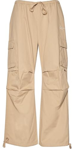 Karl Kani Herren KM234-032-2 KK Small Signature Washed Parachute Pants Sand, L