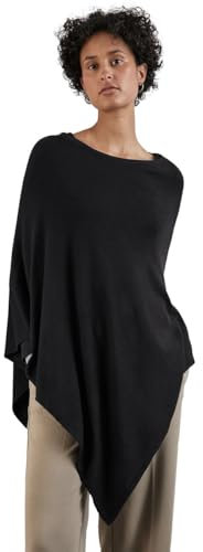 Street One Mode-Schal A580760 Feinstrickponcho, Black, A