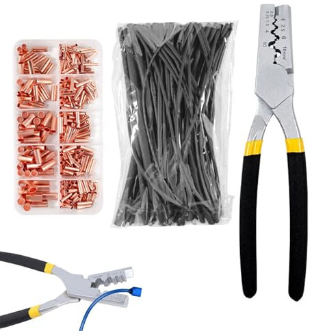 Anloximt Herramienta para prensar tubos de cobre,Herramienta para prensar accesorios para tubos de cobre - Kit de alicates para prensar tuberías | Herramienta que prensa del tubo de cobre de la