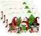 Platzset Weihnachten,4 pcs tischset Weihnachten,wichtel Weihnachten Muster Leinen Weihnachten platzsets abwaschbar,Geeignet für Küche Esszimmer Bar tischdeko Weihnachten