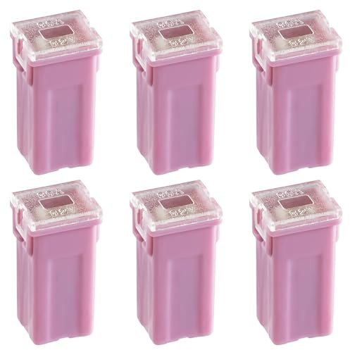 ALLECIN 30A Blocksicherung Hohem Profil 30Ampere Tall Standard Profile Box Shaped Fuse Auto Sicherungen Hochprofil KFZ Sicherung für LKW PKW (Packung mit 6 Stück)