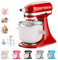 Kiviman Accesorio para máquina de helado para batidora de pie KitchenAid, cuenco de helado de 2 cuartos compatible con batidora Kitchenaid para 4.5 cuartos de galón, 5 cuartos y 6 cuartos de galón,