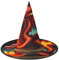 XZDAL Drachenkönig im Feuer, zusammenklappbarer Hexenhut, für Festivals, Rollenspiele und Halloween-Partys, platzsparendes Design