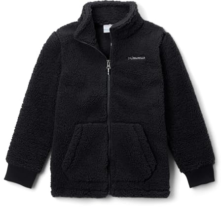 Columbia Youth Boys Rugged Ridge 2 Sherpa Full Zip Full Zip Sherpa Fleece, Schwarz, S