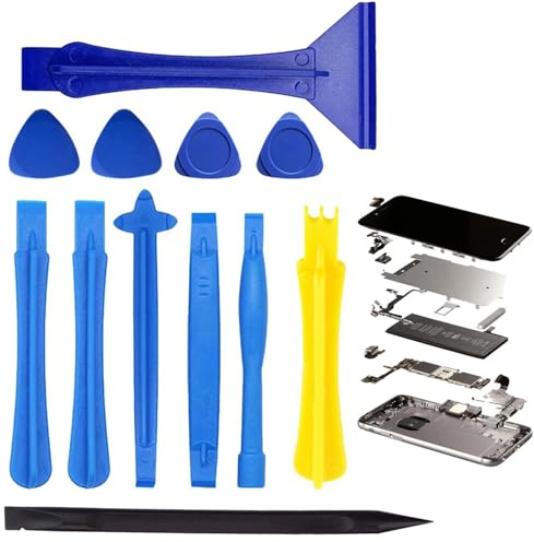 Spudger-Werkzeugset – komplettes 12-teiliges Handy-Display-Reparaturset, Spudger-Werkzeug zum Öffnen für Handy, LCD, Tablet und elektronische Geräte | T-Reparaturwerkzeuge