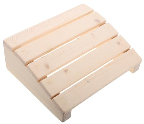 Junge Mädchen Holztritthocker als Klavierfußstütze für Anfänger, Beige