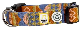 Woolly Wolf Nightless Night Halsband für große Hunde Gr. L - Verstellbares Hundehalsband mit maximaler Passform aus recyceltem Polyester, Bequemer Sitz