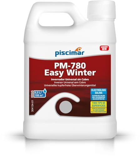 PM 780 Easy Winter: Ivernador para Piscinas de Liner, poliéster y electrólisis. Botella 500 ml