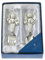 ThePresentStore Silver Plated Teddy 'Forchetta e Cucchiaio' del Bambino - Battesimo Set Regalo
