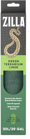 ZILLA Reptilien-Terrarium-Substrateinlage, Grün, 20 l/29 g