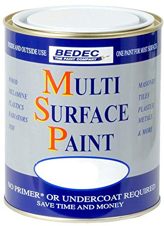 BEDEC Multi-Surface MSP Paint Satin Silver 250ml