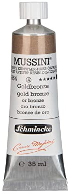Schmincke - MUSSINI®, finest artist's resin oil colors, gold bronze - 35 ml