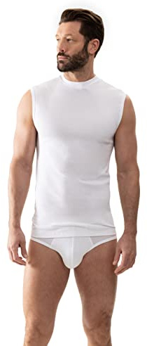 Mey Herren Basics - Muskel-Shirt Feinripp Unterhemd mit Breiten Trägern - Serie Noblesse - 100% Peruanische Pima-Baumwolle - 50537