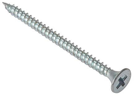 ForgeFix Drywall Screws Fine Thread | 3.5 x 50mm | Zinc Plated | Box 1000