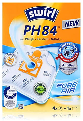 Swirl bolsas de aspiradora PH84/PH 84 MicroPor Plus AirSpace – Bolsa para aspiradora Philips Oslo