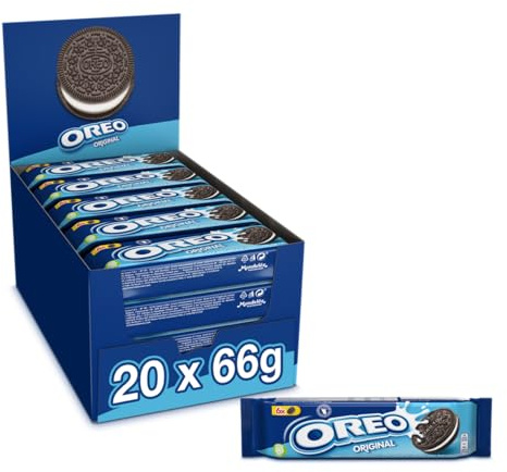 Oreo Biscuits 66g, 6 Count (Pack of 20)