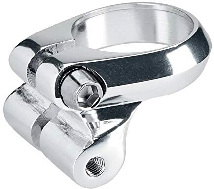Electra Sattelklemmen Seat Clamp w/Rack Mounts, 31.8mm (Silver, For Alloy Frame