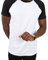 Urban Classics Herren Raglan Contrast Tee – Slim Fit T-Shirt mit Kontrastärmeln, Rundhalsausschnitt, sportlicher Look, weicher Baumwollmix, Basic Style,Wht/Blk,M