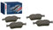 Bosch BP1504 Bremsbeläge - Hinterachse - ECE-R90 Zertifizierung - vier Bremsbeläge pro Set