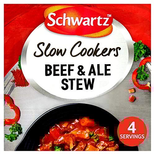 Schwartz Beef & Ale Stew Slow Cookers Recipe Mix, 43g