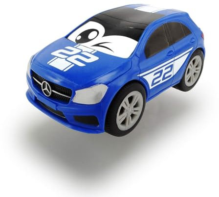 Dickie 203811000 Toys Mercedes A-Klasse Squeezy mit knautschbarer Karosserie, weicher, knautschbarer Body, farbecht und speichelfest, abgerundete Kanten, 3-fach sortiert, 11 cm