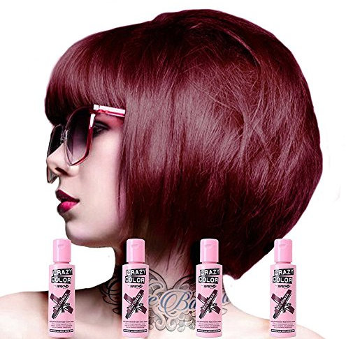 Crazy Color 4x100ml. # 51 Bordeaux