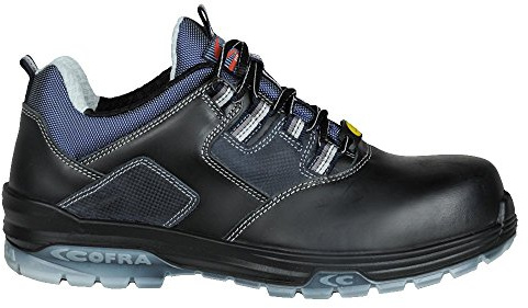 Cofra 20551-000.W45 Rap Safety Shoes, Black, Size 11