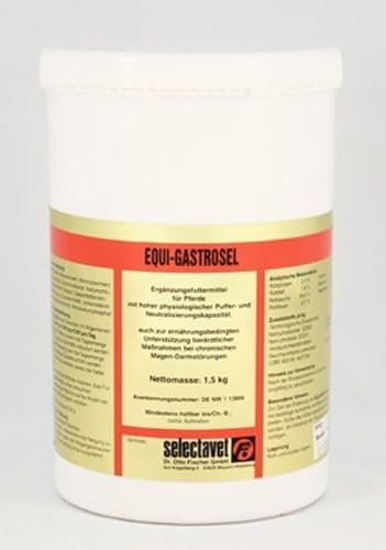 Selectavet Equi-Gastrosel - Ergänzungsfuttermittel für Pferde - 1,5 kg