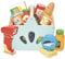 Le Toy Van - TV326 - Einkaufskorb- und Scanner-Lernspiel aus Holz, für Kinder ab 2 Jahren, 13 Zubehörteile inklusive, ökologisches Spiel, Montessori, hergestellt aus FSC