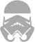 Decus Star Wars Stormtrooper XL 0150 (Silber) // Sticker OEM JDM Style Aufkleber