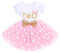 FYMNSI Kleinkinder Baby Mädchen 2. Geburtstag Kleid Kurzarm Tutu Tüllkleid Gepunktet Rock Pailletten Schleife Prinzessin Partykleid Festkleid Fotoshooting Kostüm Rosa 2 Jahre