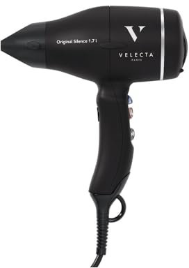 Velecta Paris - Sèche-cheveux professionnel - ORIGINAL Silence 1.7i Noir velours