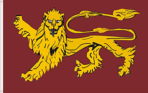 FLAGGE VON AQUITAINE (FRANKREICH). HOCHWERTIG SEIDENSATIN QUALITÄT. GRÖßE VON 150X90 CM