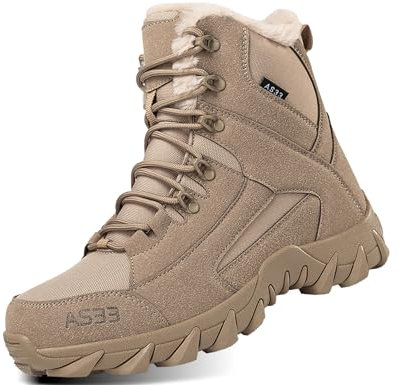 IYVW 999 Stivali da Combattimento Militari da Uomo Stivaletti da Allenamento dell'Esercito Stivaletti Tattici Junglebeige 43 EU