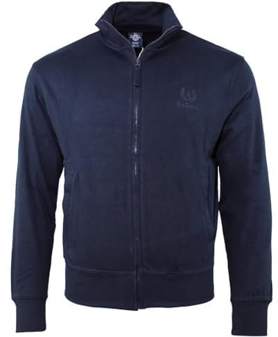 Felpa Leggera Be Board Art. 9114 100% Cotone con Tasche e Zip Intera M-L-XL-XXL-3XL (XL-Blu)