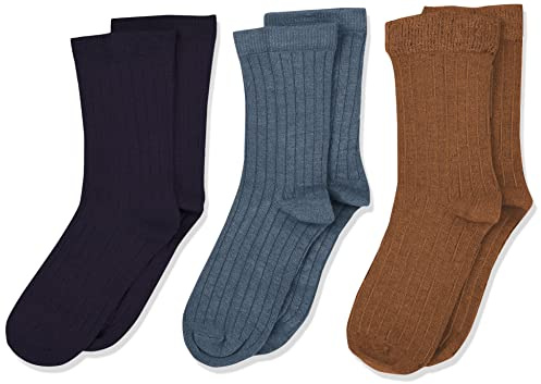 MINYMO Unisex Kinder Wool Socks - Rib 3-pack Socken (3er Pack)
