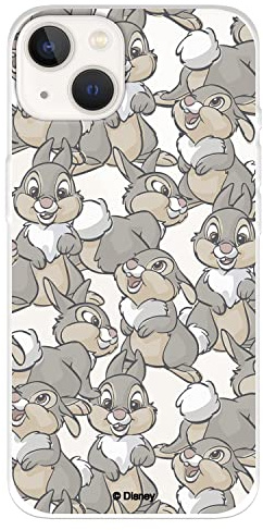 Schutzhülle für iPhone 14, offizielle Bambi, Trommelmuster, zum Schutz Ihres Handys, flexibel, mit offizieller Lizenz von Disney