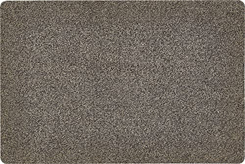 andiamo Fußmatte Amadis Türmatte Sauberlaufmatte für Innen und überdachten Außenbereich waschbar aus Baumwolle mit rutschhemmender Unterseite 80 x 120 cm braun