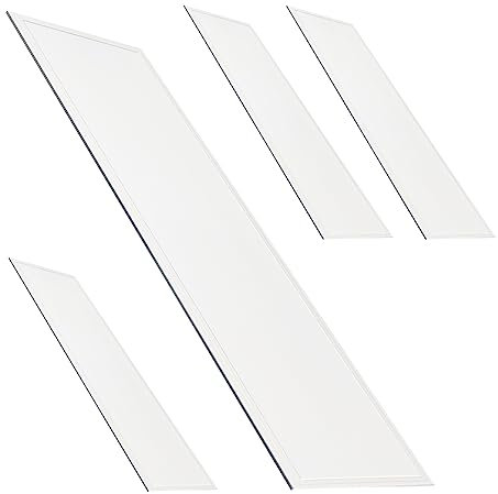 LED ATOMANT Packung mit 4 LED-Panel 120x30cm 48W, CCT (Farbwahlschalter Warmweiß, Neutralweiß oder Kaltweiß), 5000 Lumen, Inklusive Treiber
