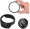 EW73C Cappuccio reversibile for paraluce 67mm Filtro UV, for obiettivo For Canon EF-S 10-18mm F/4.5-5.6 Is STM EOS 90D 80D 6D 5D For Mark IV III II 3 2