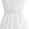 FAIRYGATE Damen Perlen Gürtel Brautgürtel Taillengürtel Kleidergürtel Damen Hochzeit Accessoires, DA3816