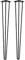 Masterplank Hairpin Legs with Screws, 90 CM Set of 2 - Heavy Duty DIY Furniture Metal Table Legs for Wooden Shelves, Desk, Bench, Coffee Table Dining Table, Drawers - Indoor & Outdoor Modern Style