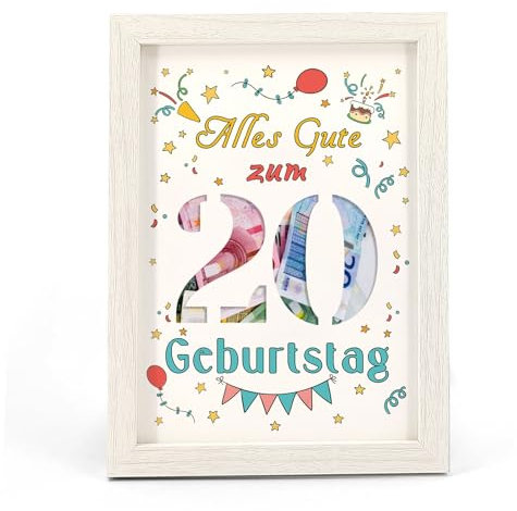 HSDSH 20. Geburtstag Geldgeschenk, Geschenke zum 20 Geburtstag Mädchen Junge, Geldgeschenke Geburtstag, Geschenk 20. Geburtstag Witzige & Kreative Geschenkideen zum 20