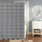 MIRRORANG 120x180cm Moderne Kunst Duschvorhang Schwarz-Weißer Streifen Design Duschvorhang für Badezimmer Wasserdichtes Polyestergewebe Set mit Haken