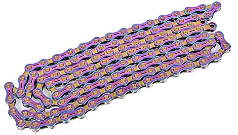 YIWENG Fahrradkette 11-fach Fahrradkette 120 Glieder Stahl Hochfeste Fahrrad-Umwerferkette Leichter Ersatz für Shimano Campagnolo und Sram,Fahrradkette