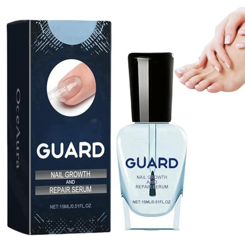 HIVETZ Keratin Nail Growth Oil, Nail Treatment Serum, Nail Strengthener & Hardener, Blue, 15ml