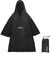 Dönges 4-in-1 Regenponcho mit Ärmeln 210x140 cm Schwarz | Atmungsaktiv, Wasserdicht & Vielseitig mit Brusttasche | Regenschutz für Wandern, Camping & Outdoor-Abenteuer