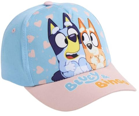 CERDÁ LIFE'S LITTLE MOMENTS Unisex Kinder Bluey Mütze Mit Sonnenbrille Set - Niedliche Kappe Design Und Brille Hut, Multicolor, Einheitsgröße EU