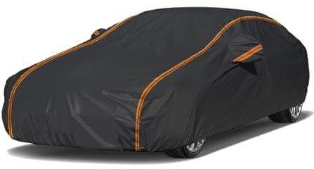 Abdeckplane Auto für Opel Adam 2013-2024,Vollgaragen Outdoor Wasserdicht Autoabdeckung,Allwetter Schneeregen UV-Kratzer Schutz und Kratzern