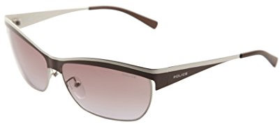 Police Sonnenbrille S8764-0H30 (58 mm) silberfarben/braun